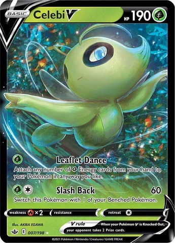 Celebi V -7/198 - Chilling Reign